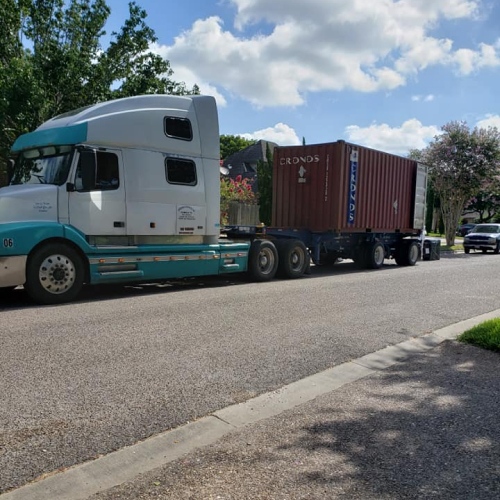truck carrying cargo CORPUS CHRISTI TX